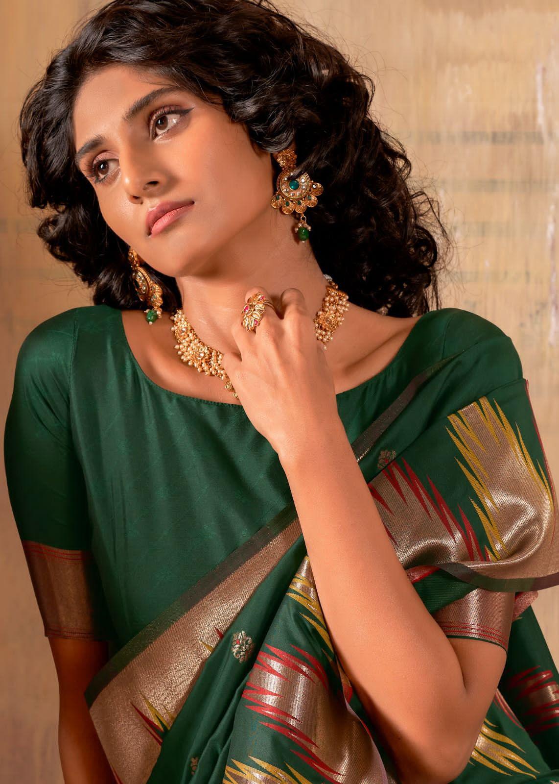 Beautiful Designer Menka Silk Festive Wear Soft Banarasi Saree