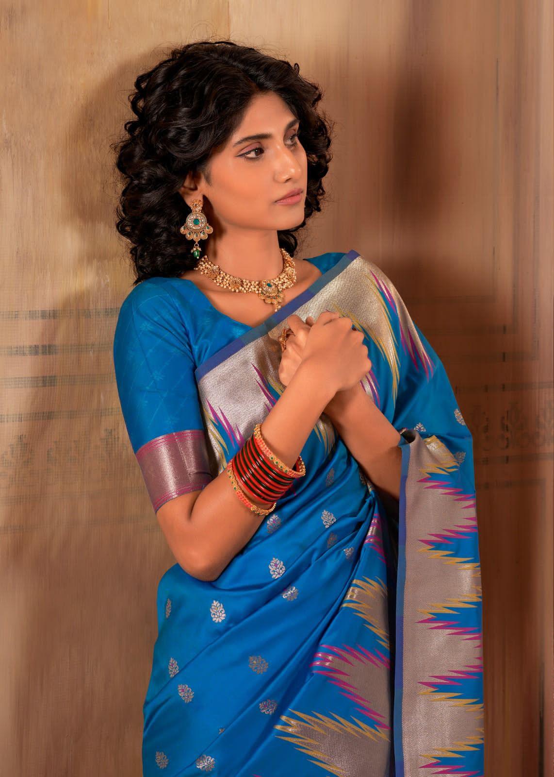Beautiful Designer Menka Silk Festive Wear Soft Banarasi Saree