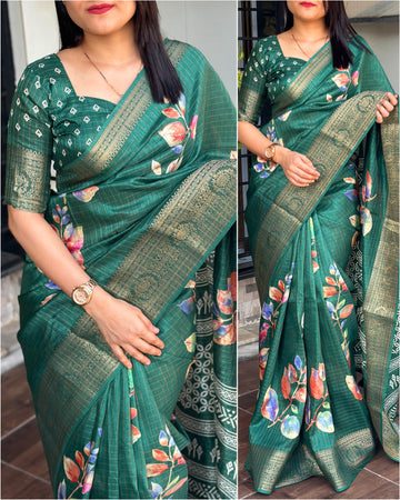 Cotton Silk Saree
