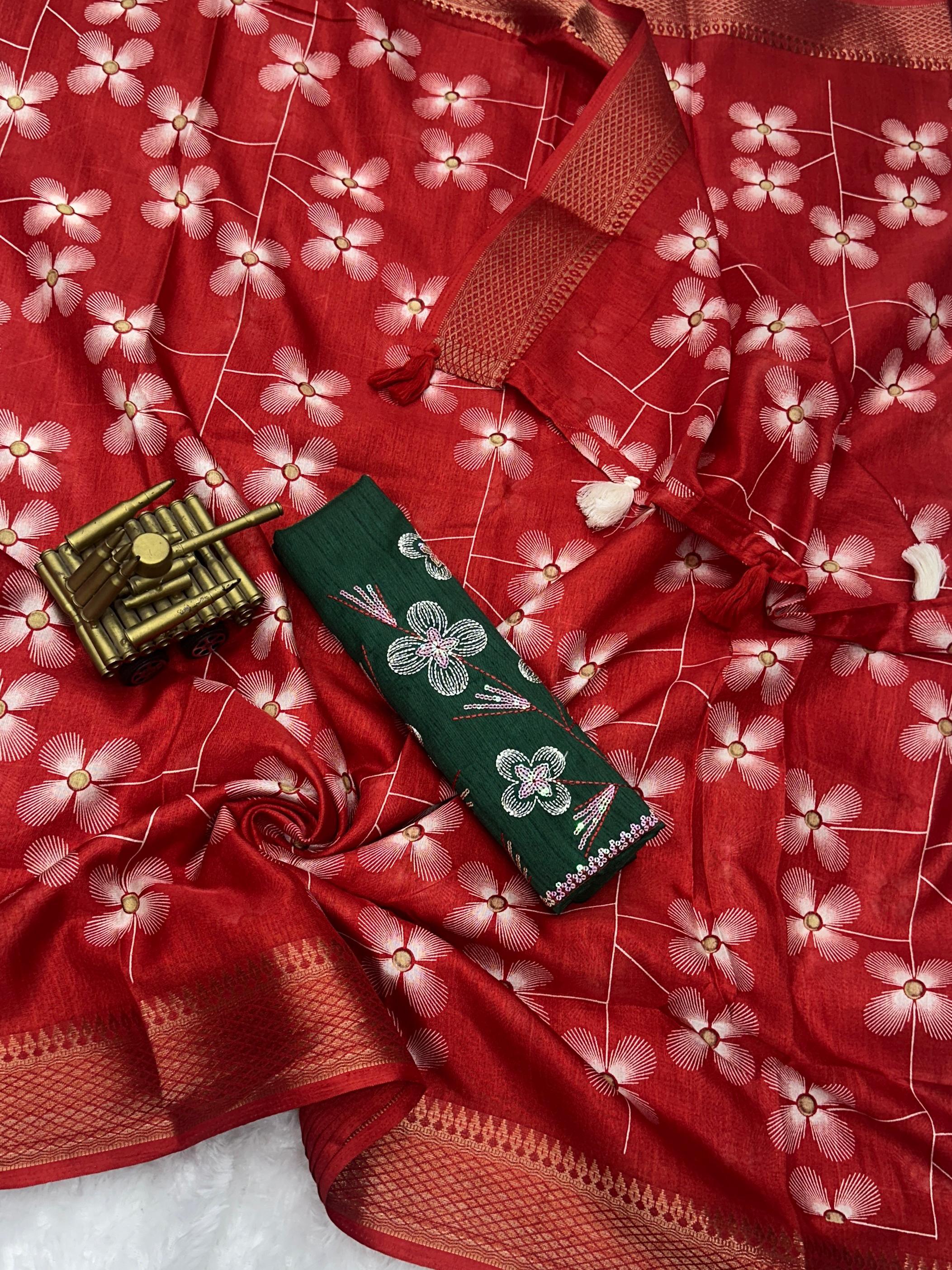 Cotton Silk Saree