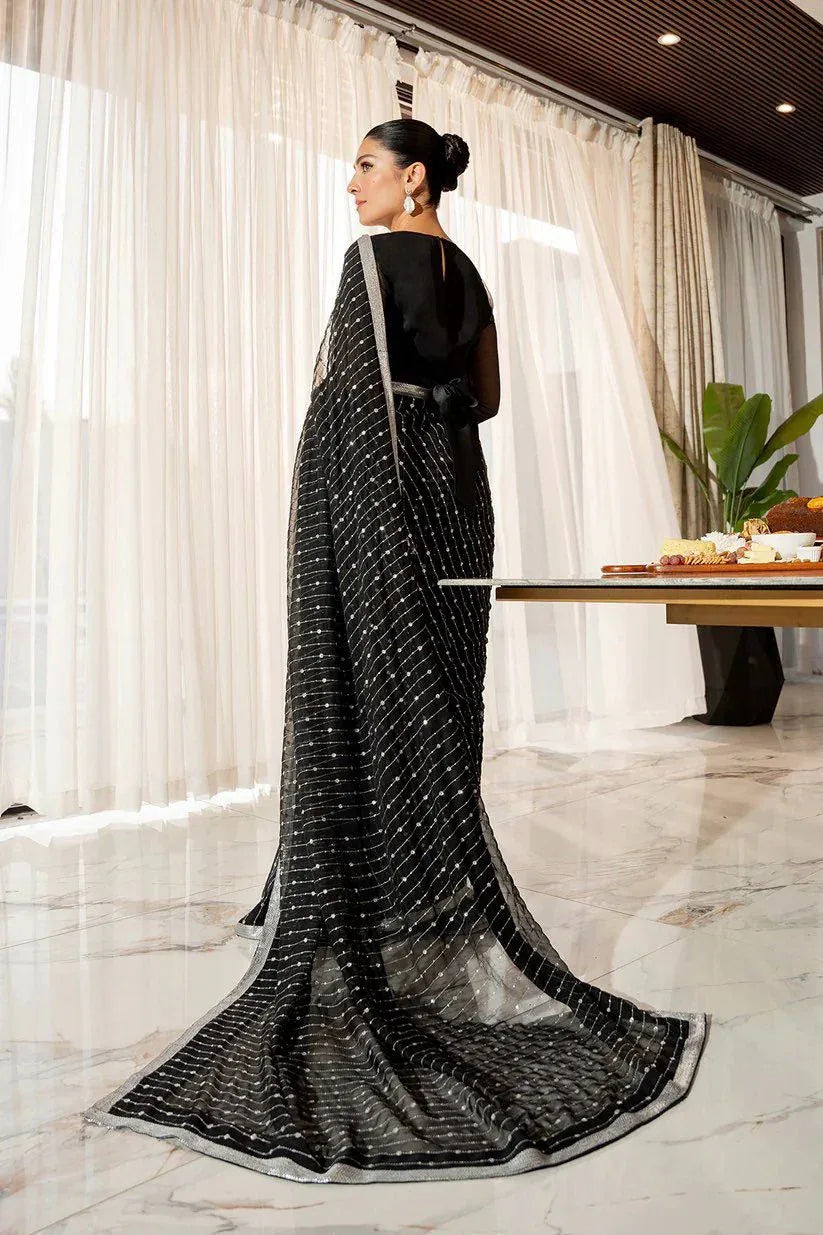 Beautiful Designer Heavy Georgette Exclusive Sequanc Saree