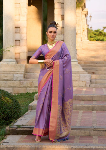 Beautiful Designer Soft Handloom Weaving Silk Saree
