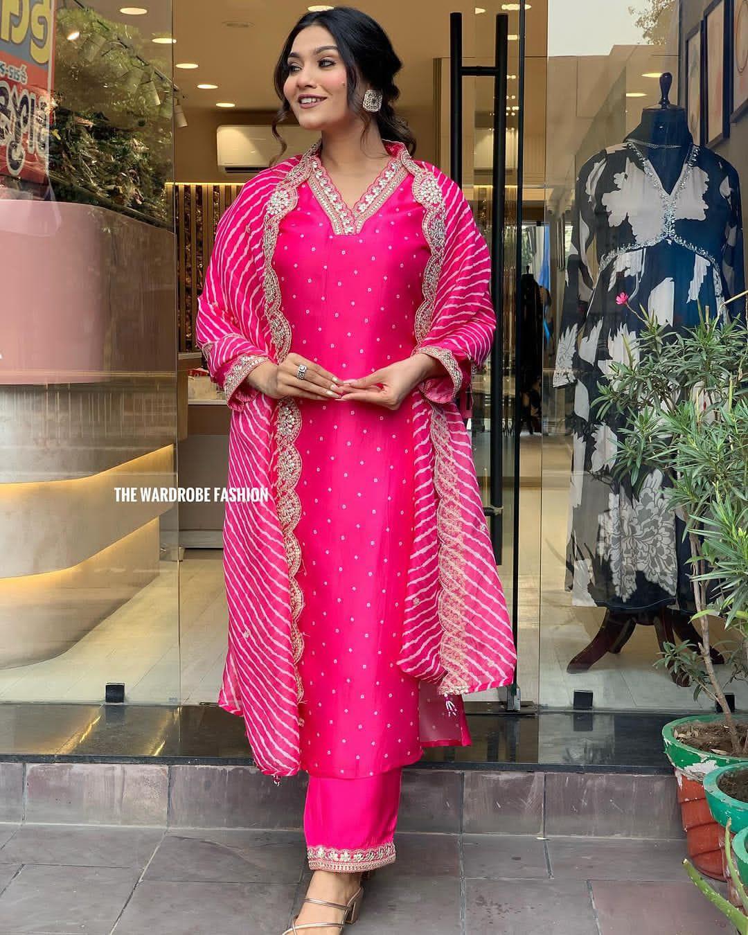 Beautiful Designer Summer Special Chinon Salwar Suit