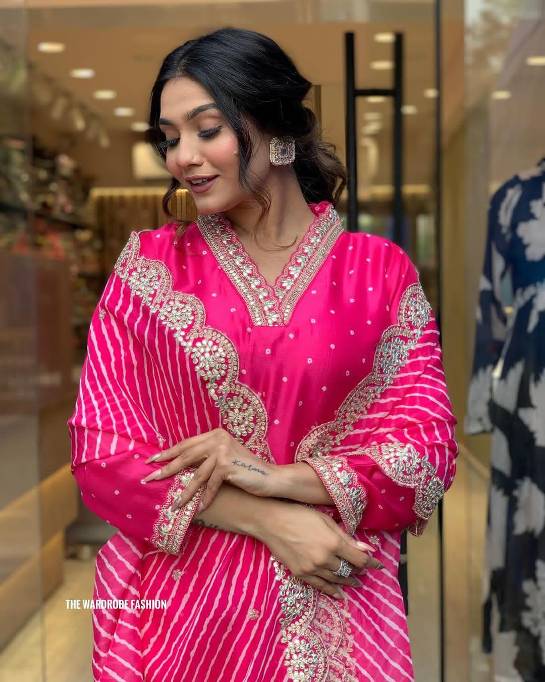 Beautiful Designer Summer Special Chinon Salwar Suit