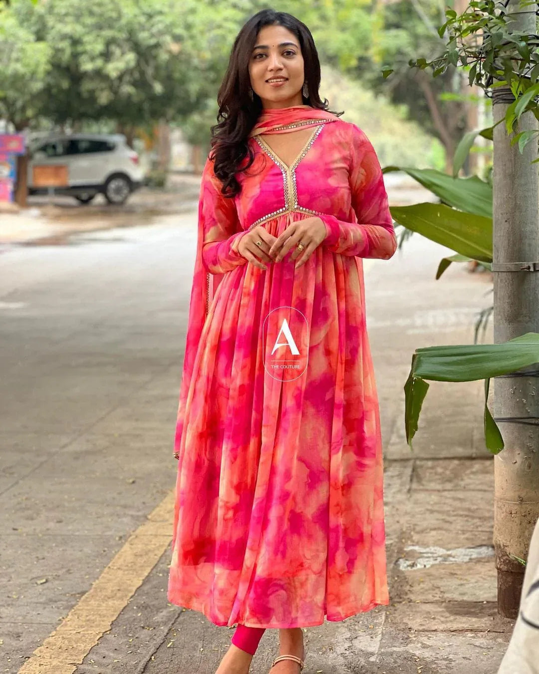 Beautiful Designer Summer Special Chinon Salwar Suit