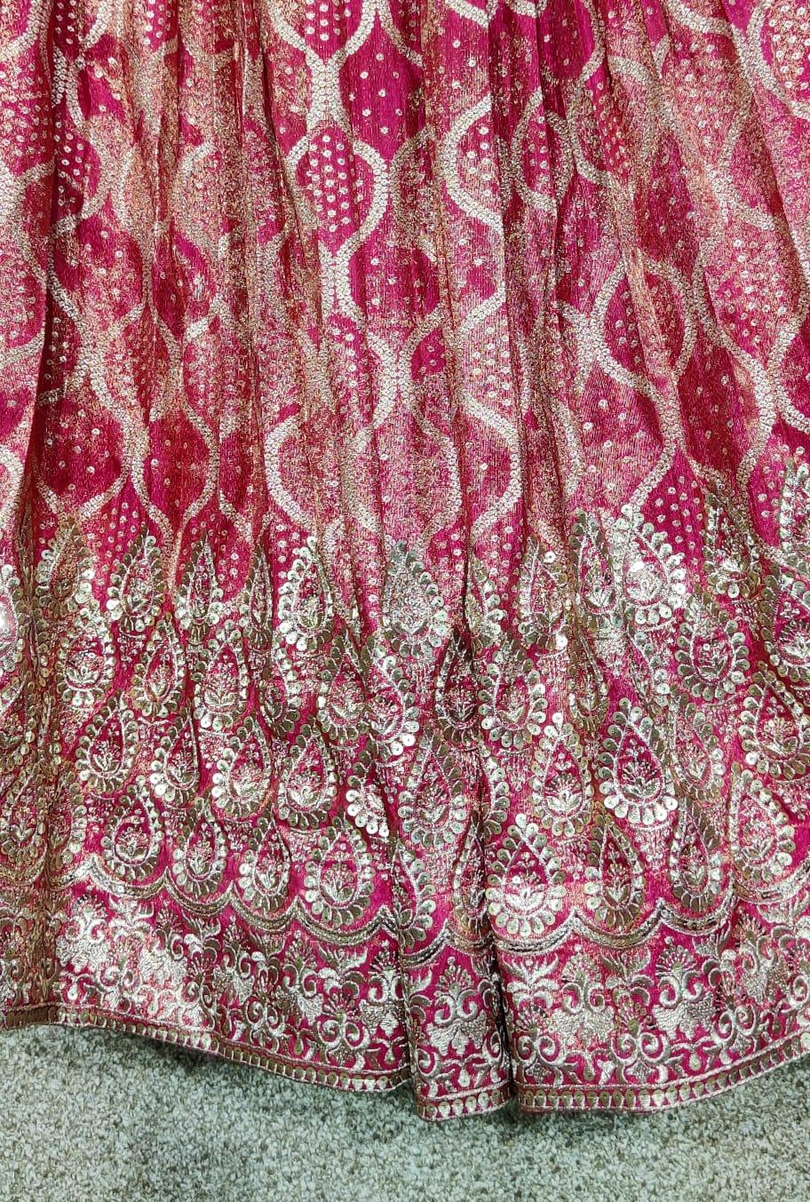 Beautiful Designer Bridal Wedding Lehenga Choli