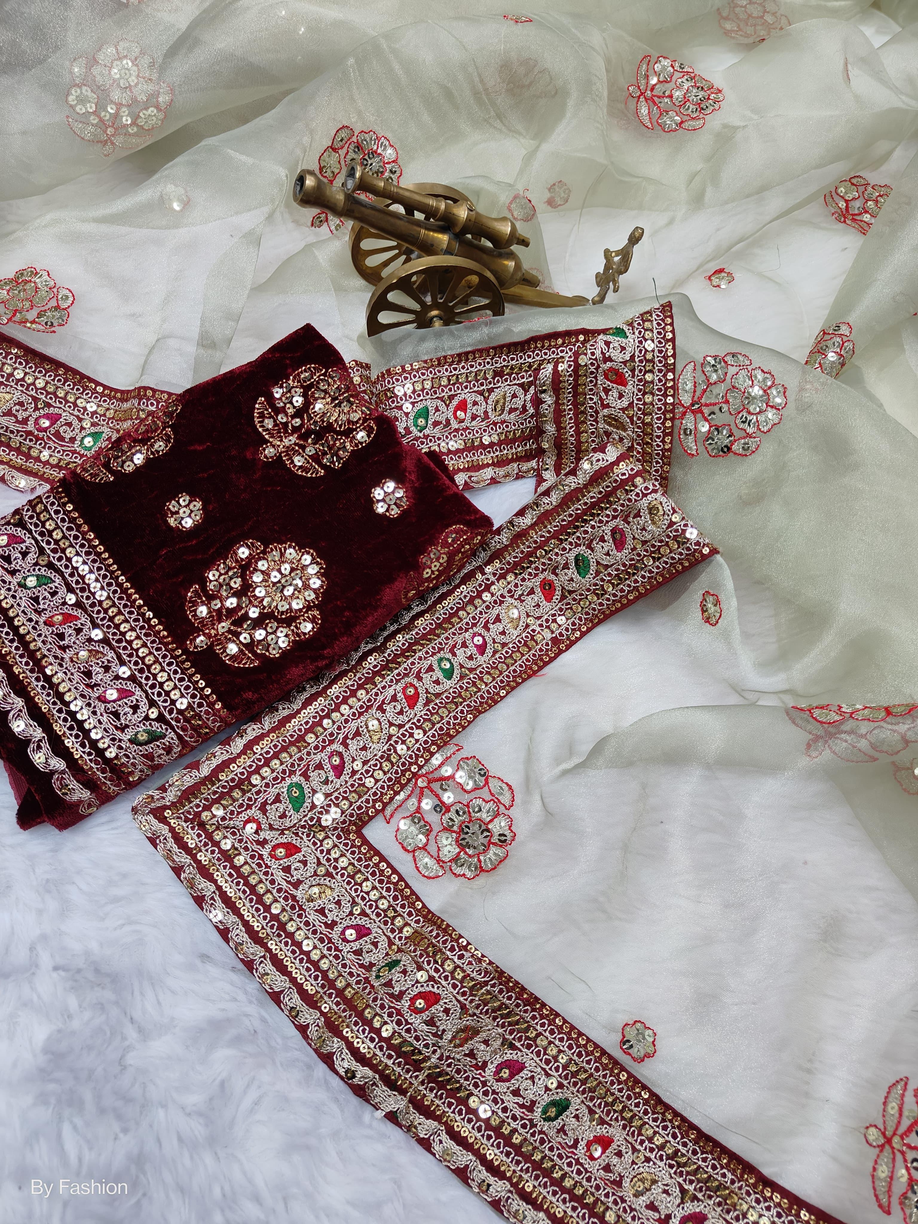 Beautiful Designer Soft Light Organza Sequence Saree