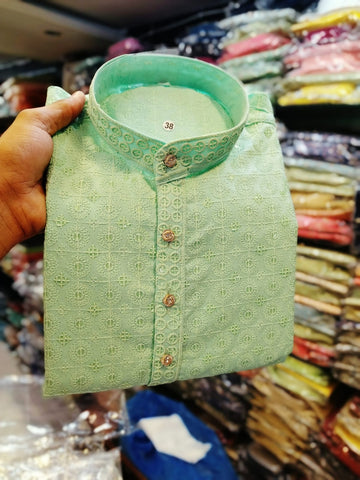 Beautiful Men's Designer Cotton Reyon Kurta Pajama