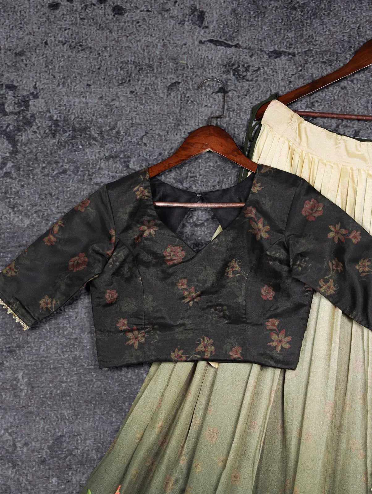 Beautiful Designer Party Wear Tussar Silk Lehenga Choli
