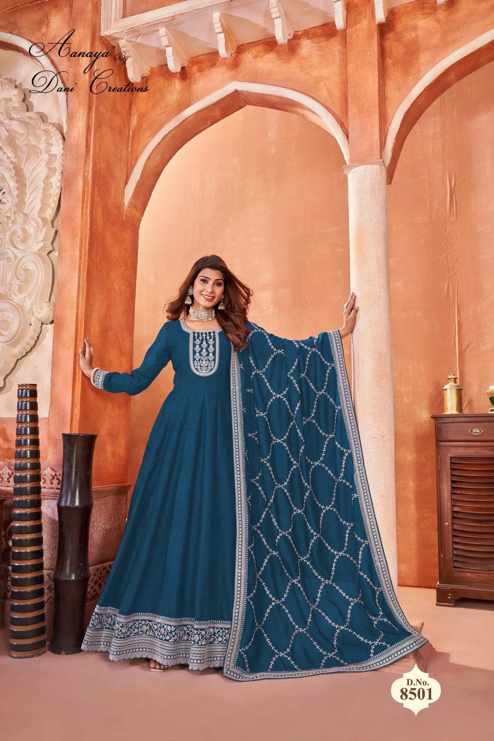 Beautiful Designer Aanaya Art Silk Salwar Suit