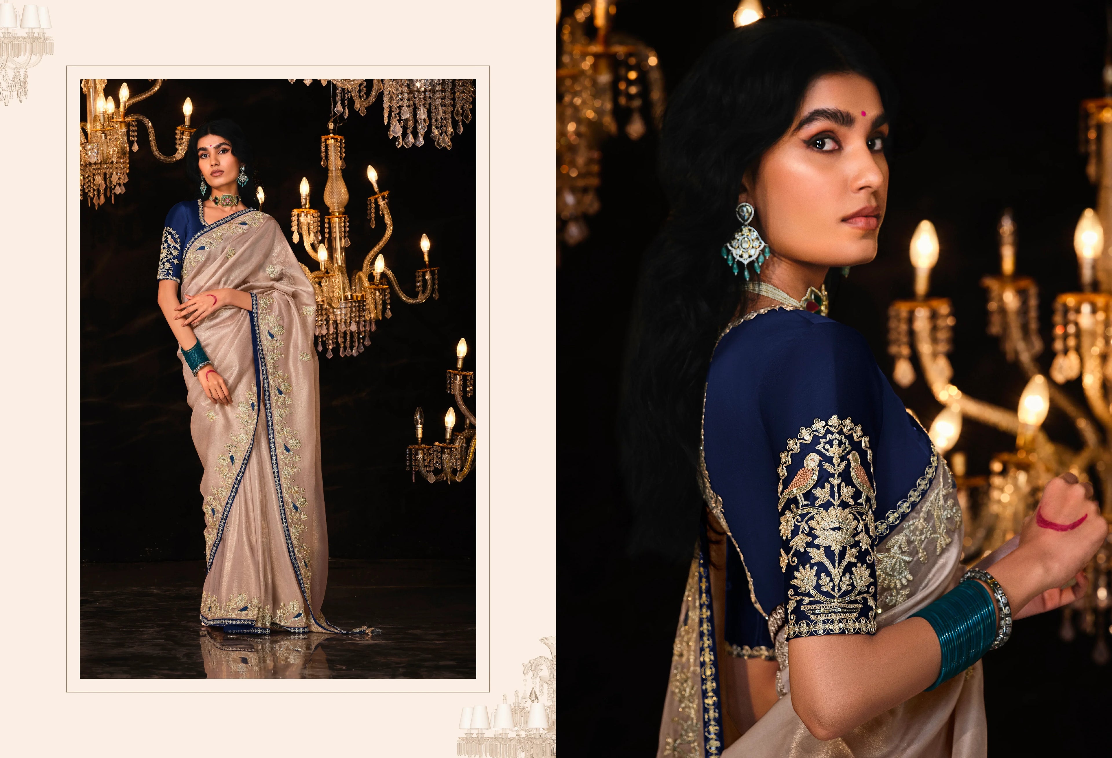 Beautiful Designer Wedding Wear Premium Fancy Work Saree