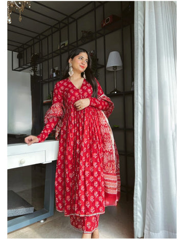 Beautiful Designer Summer Special Pure Cotton Salwar Suit