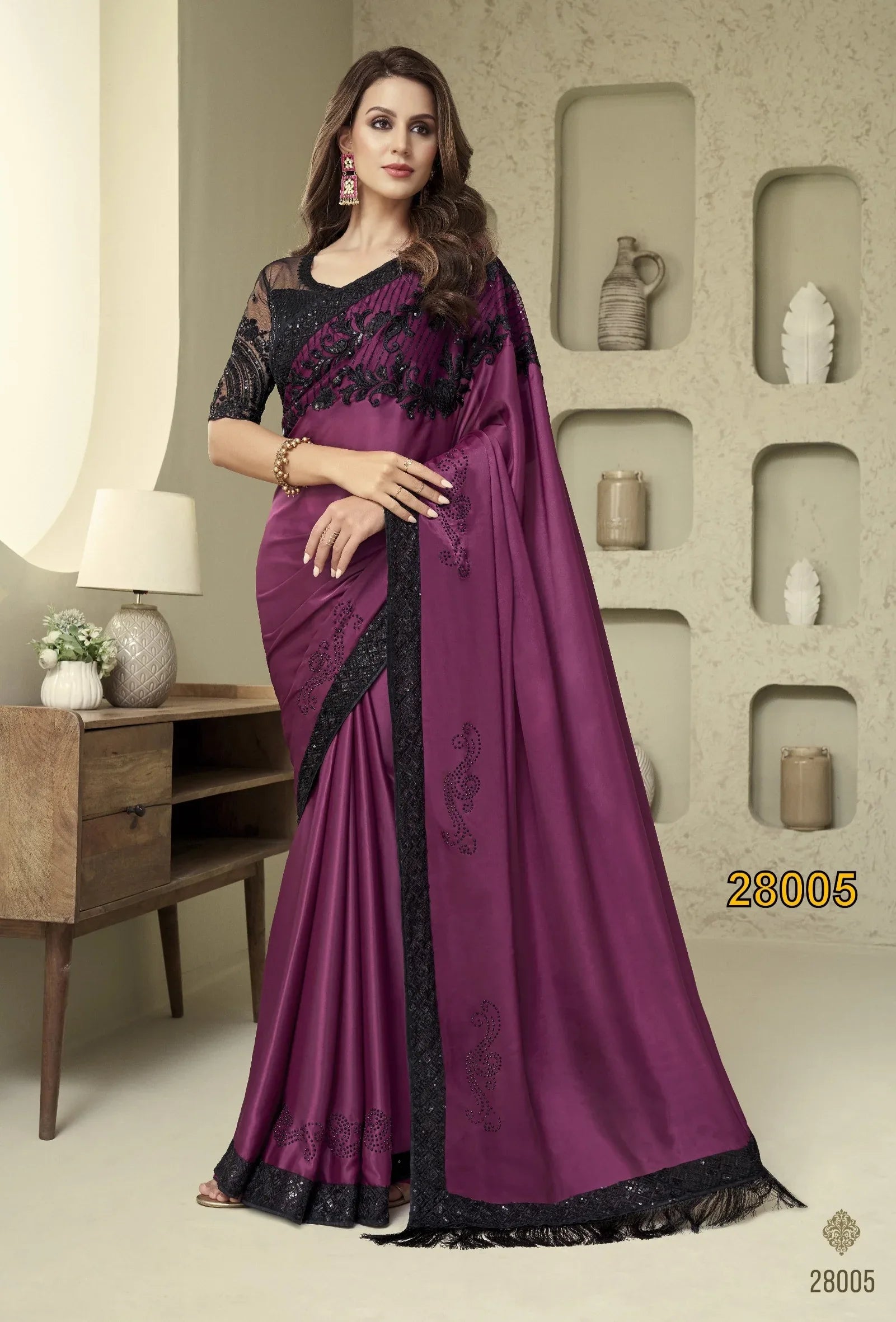 Beautiful Designer Party Wear Soft Silk Saree