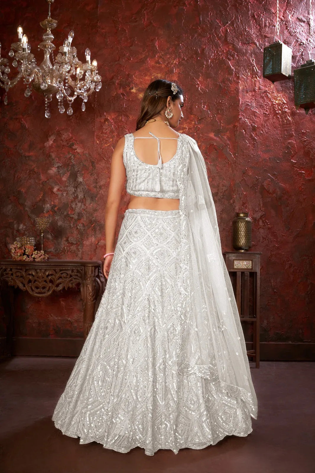 Beautiful Designer Party Wear Soft Net Lehenga Choli