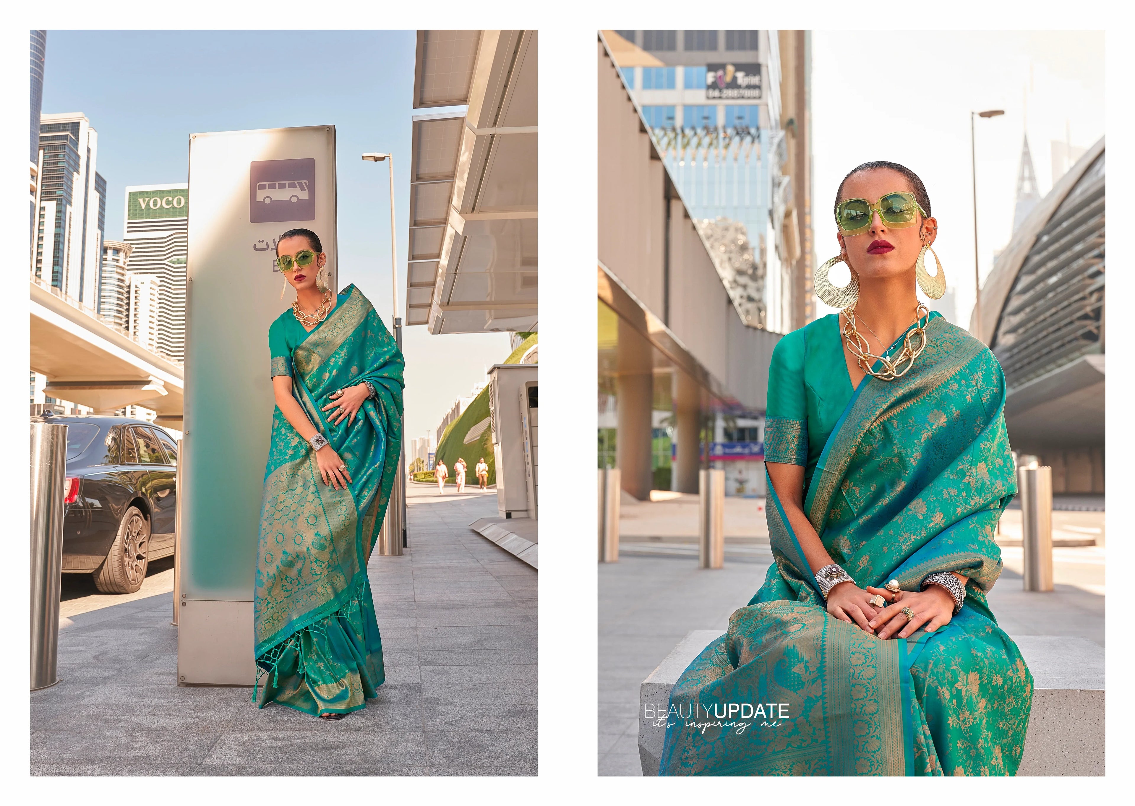 Beautiful Designer Traditional Wear Handloom Weaving Saree