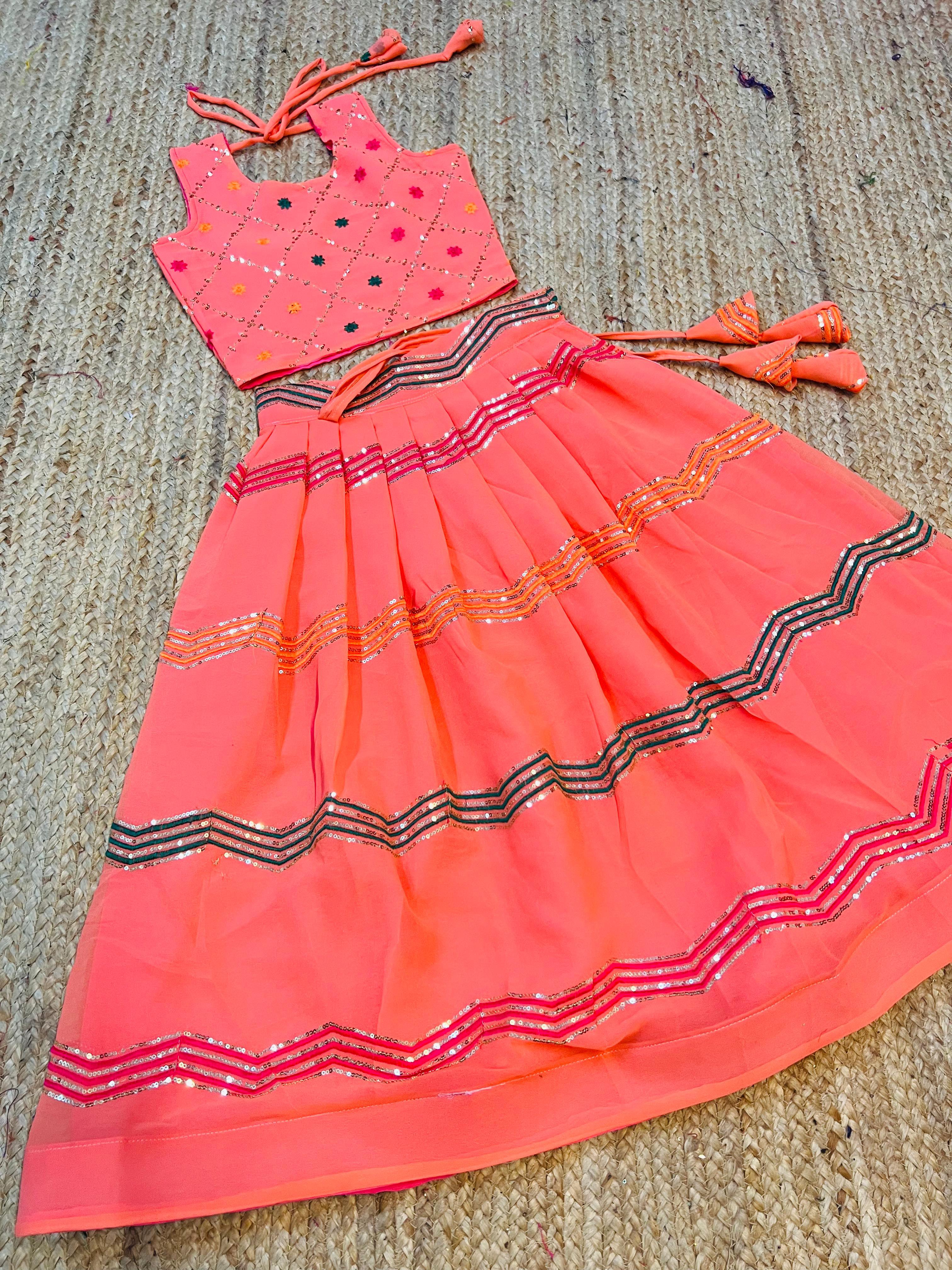 Beautiful Designer Soft Georgette Kid&
