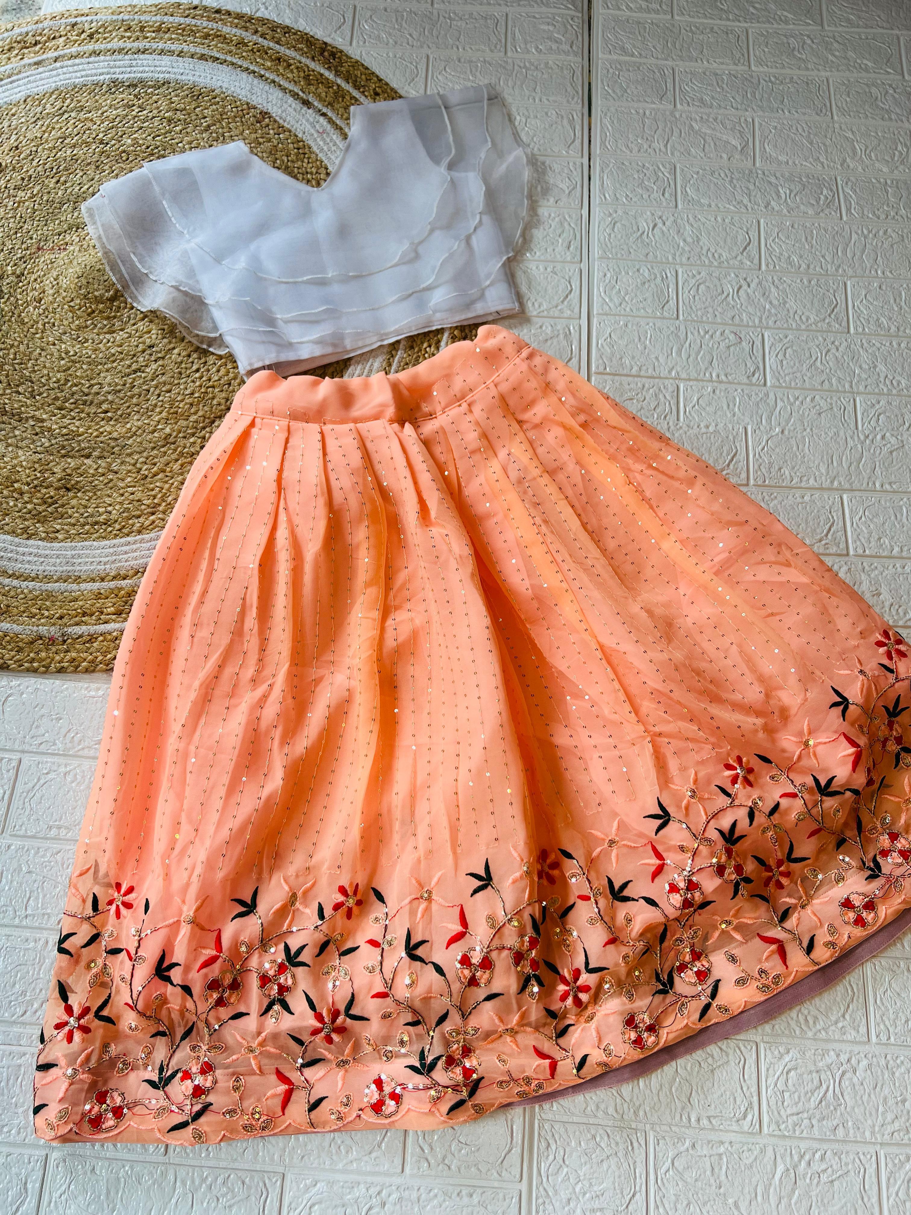 Beautiful Designer Soft Georgette Kid&