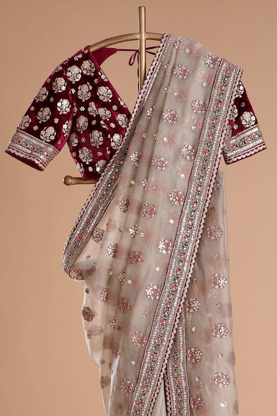Beautiful Designer Heavy Soft Tissu Orgenza Silk Saree