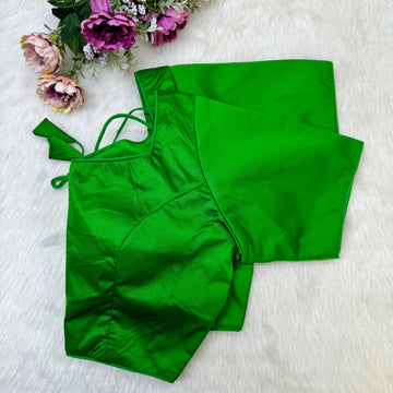 Beautiful Designer Summer Special Malai Sartin Readymade Blouse