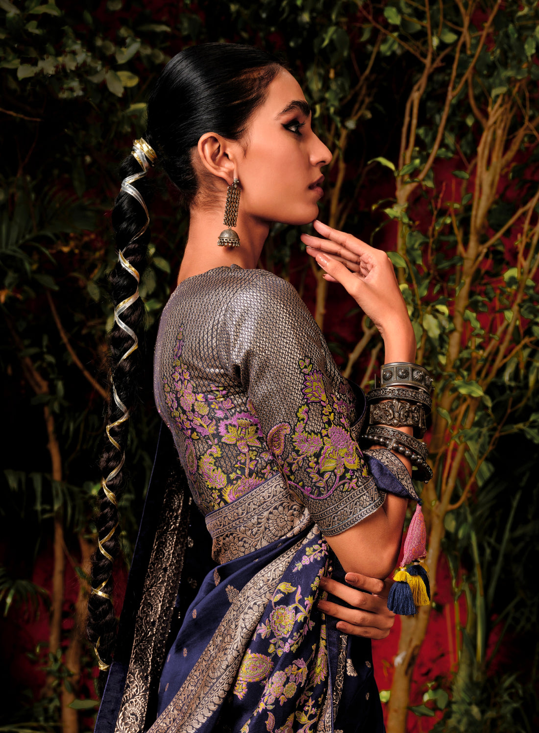 Beautiful Designer Wedding Wear Pure Viscose Dola Silk Saree