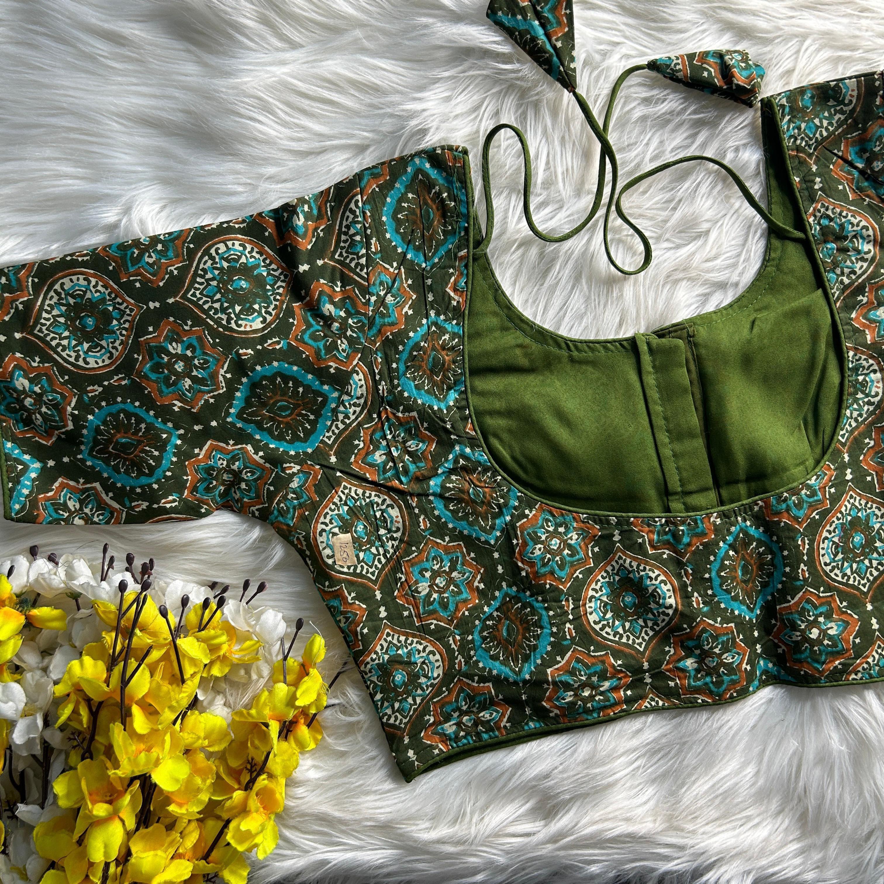 Beautiful Designer Readymade Pure Cotton Blouse