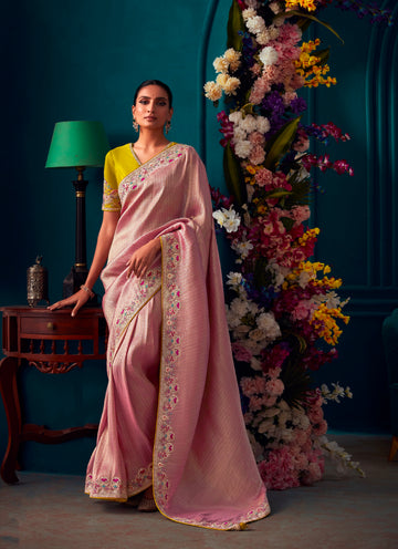 Beautiful Designer Wedding Wear Pure Banarasi Kanjivaram Saree
