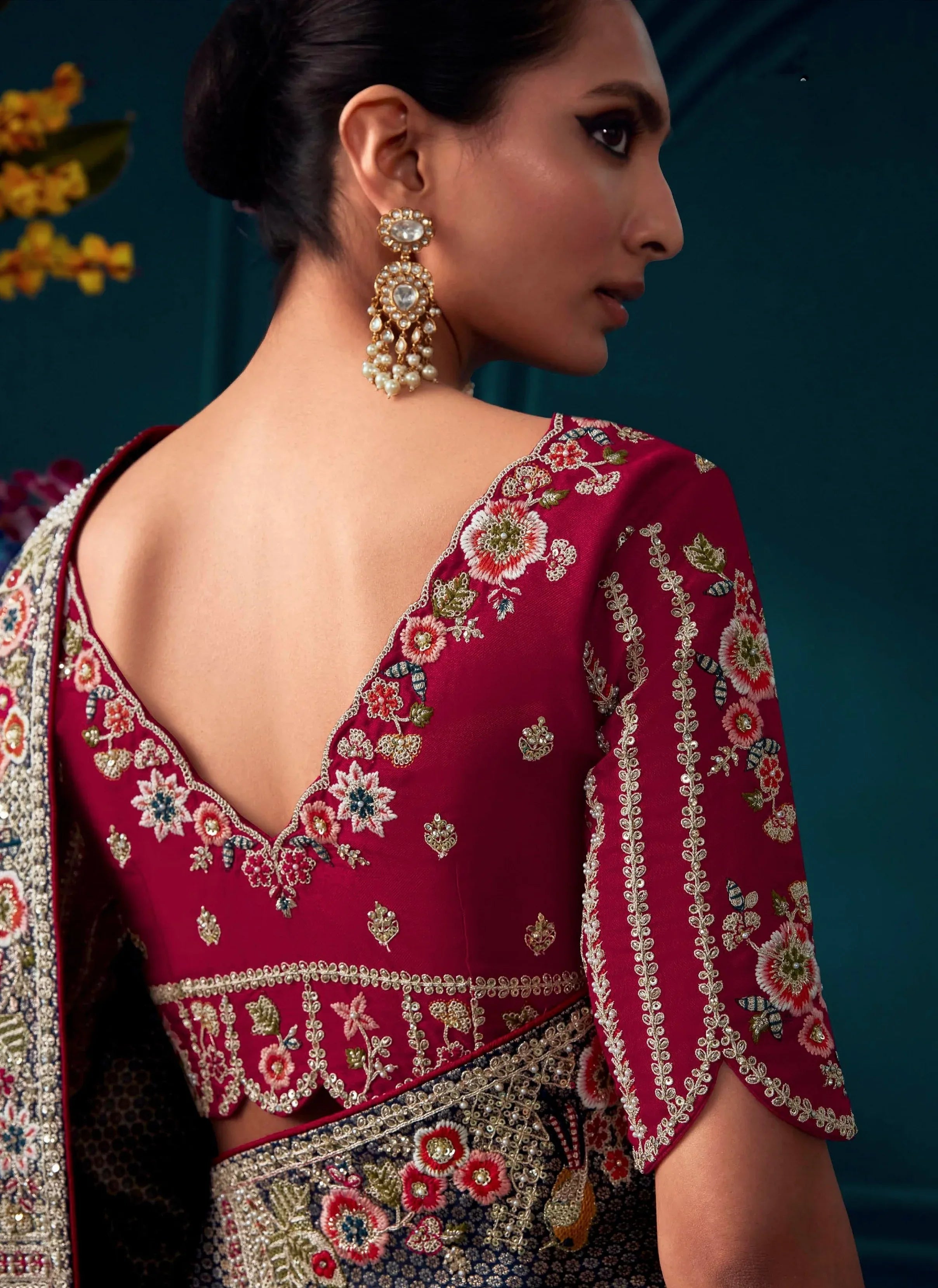 Beautiful Designer Wedding Wear Pure Banarasi Kanjivaram Saree