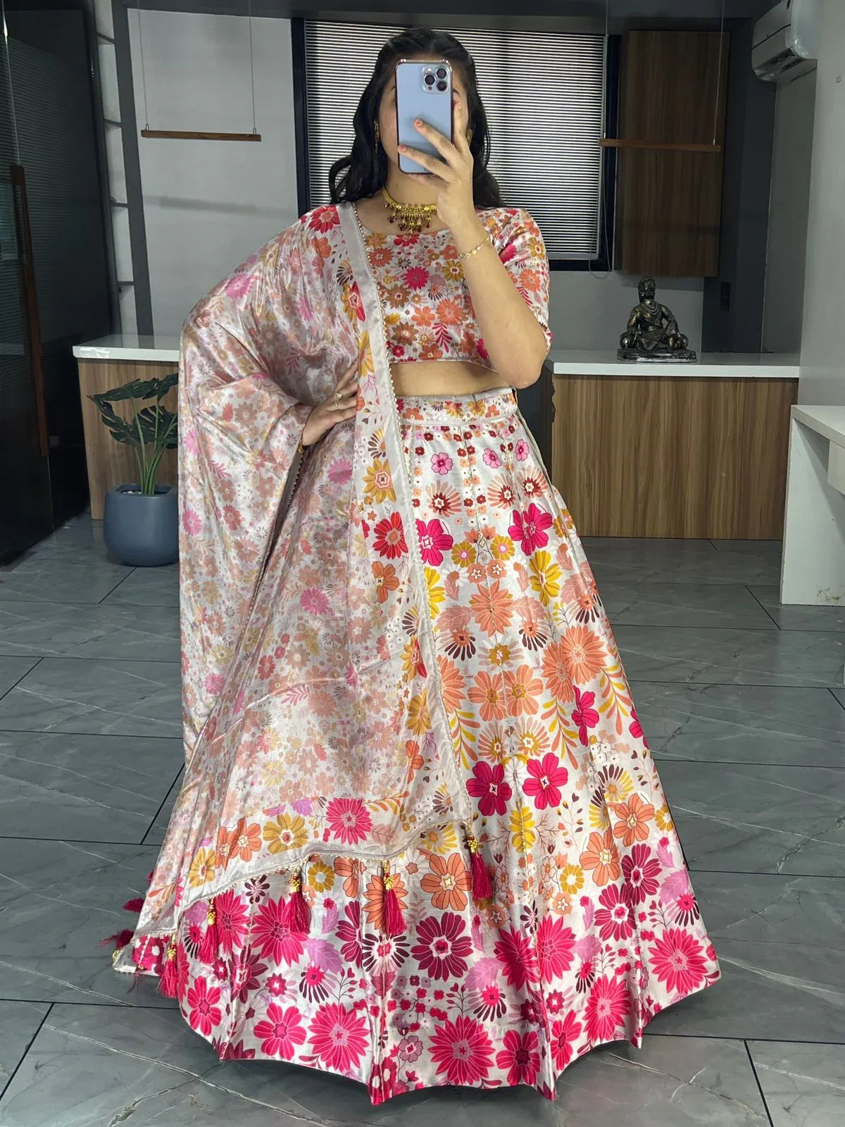 Beautiful Designer Patola Digital Print Lehenga Choli
