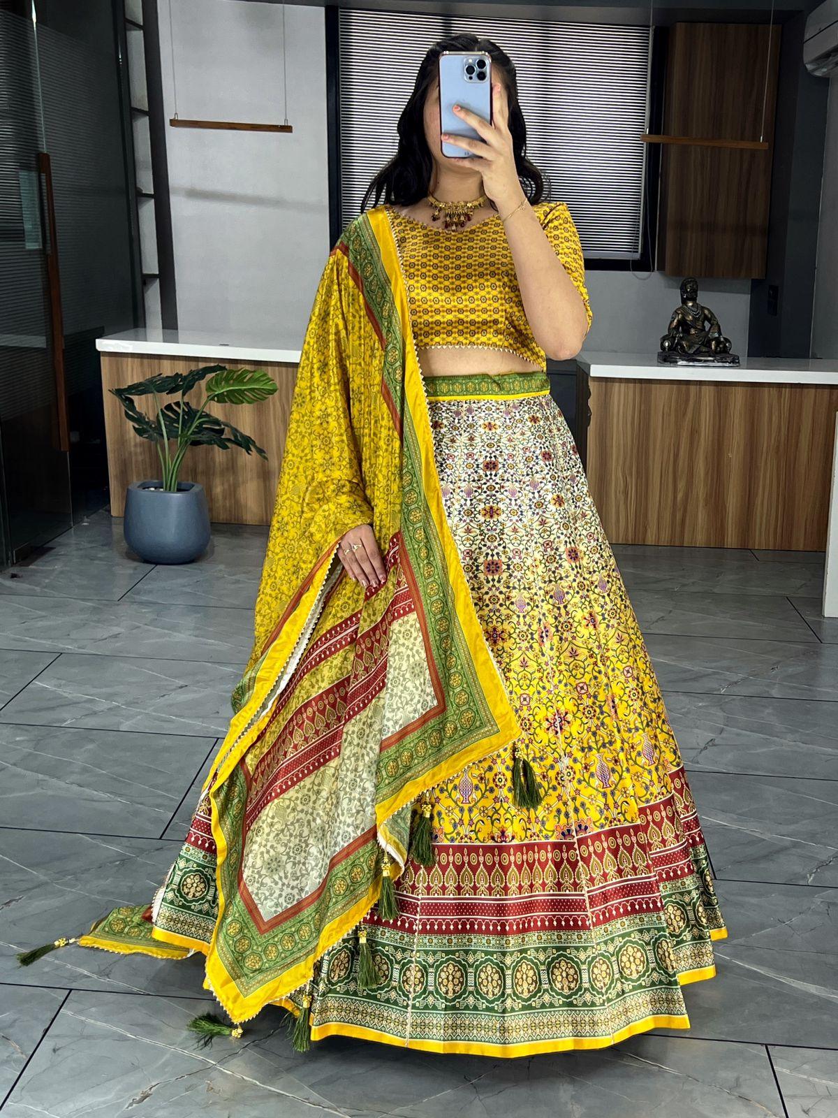 Beautiful Designer Patola Digital Print Lehenga Choli