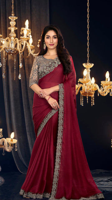 Beautiful Designer Occasion Wear Georgette Saree