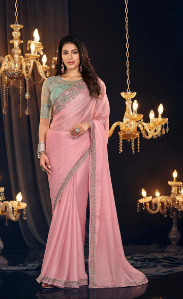 Beautiful Designer Occasion Wear Georgette Saree