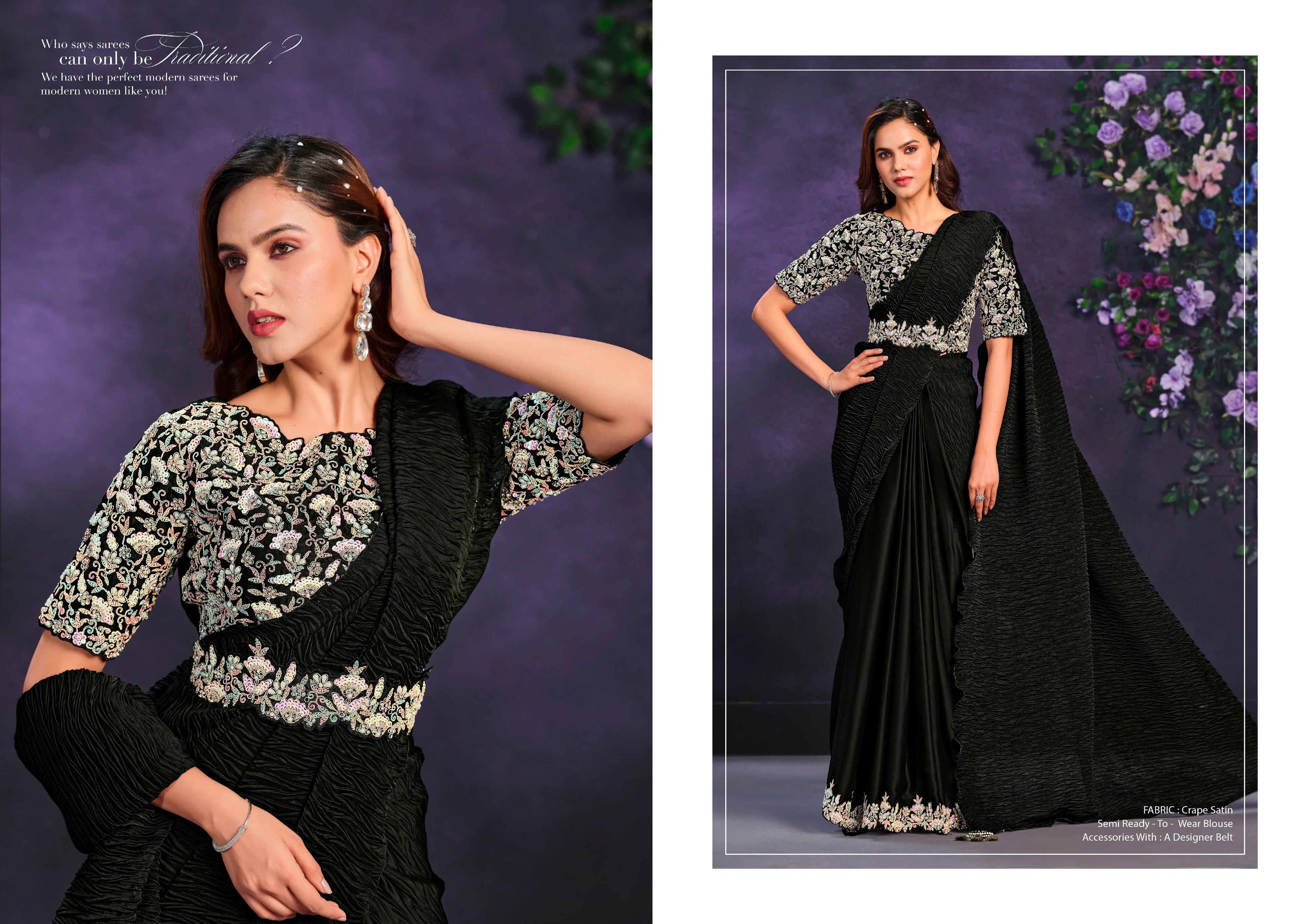 Beautiful Designer Occasion Wear Readymade Saree
