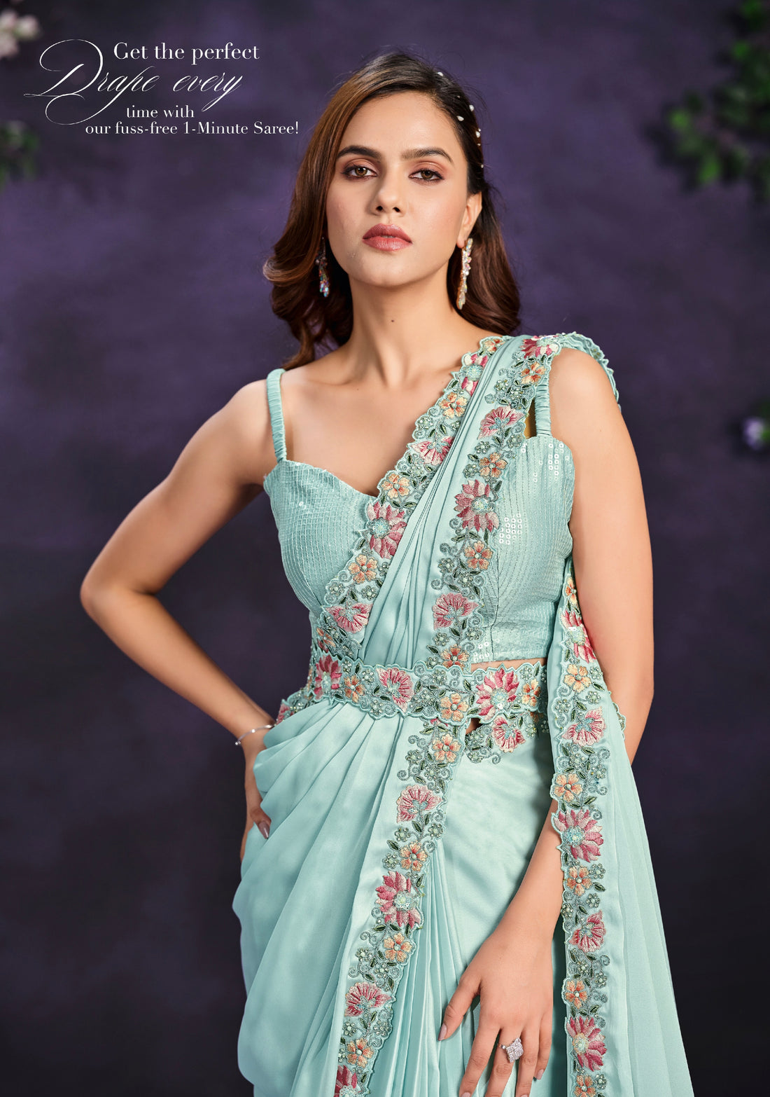 Beautiful Designer Occasion Wear Readymade Saree