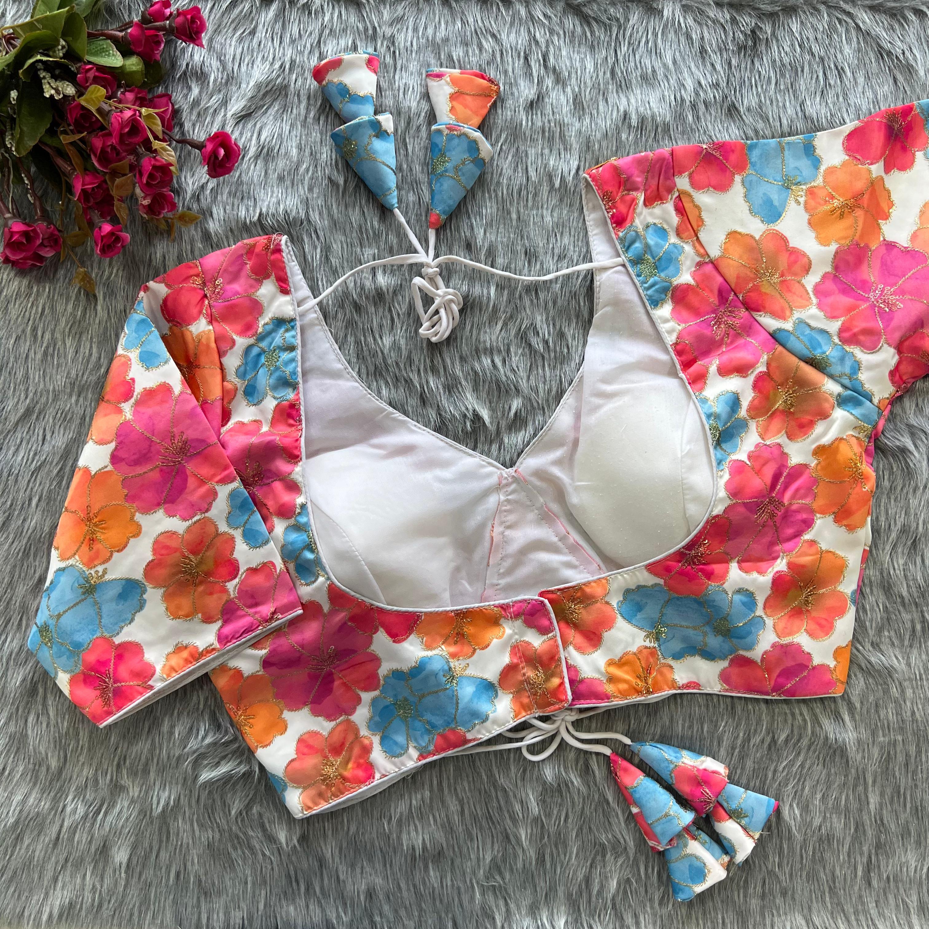 Beautiful Designer Readymade Long Sleeves Party Wear Blouse