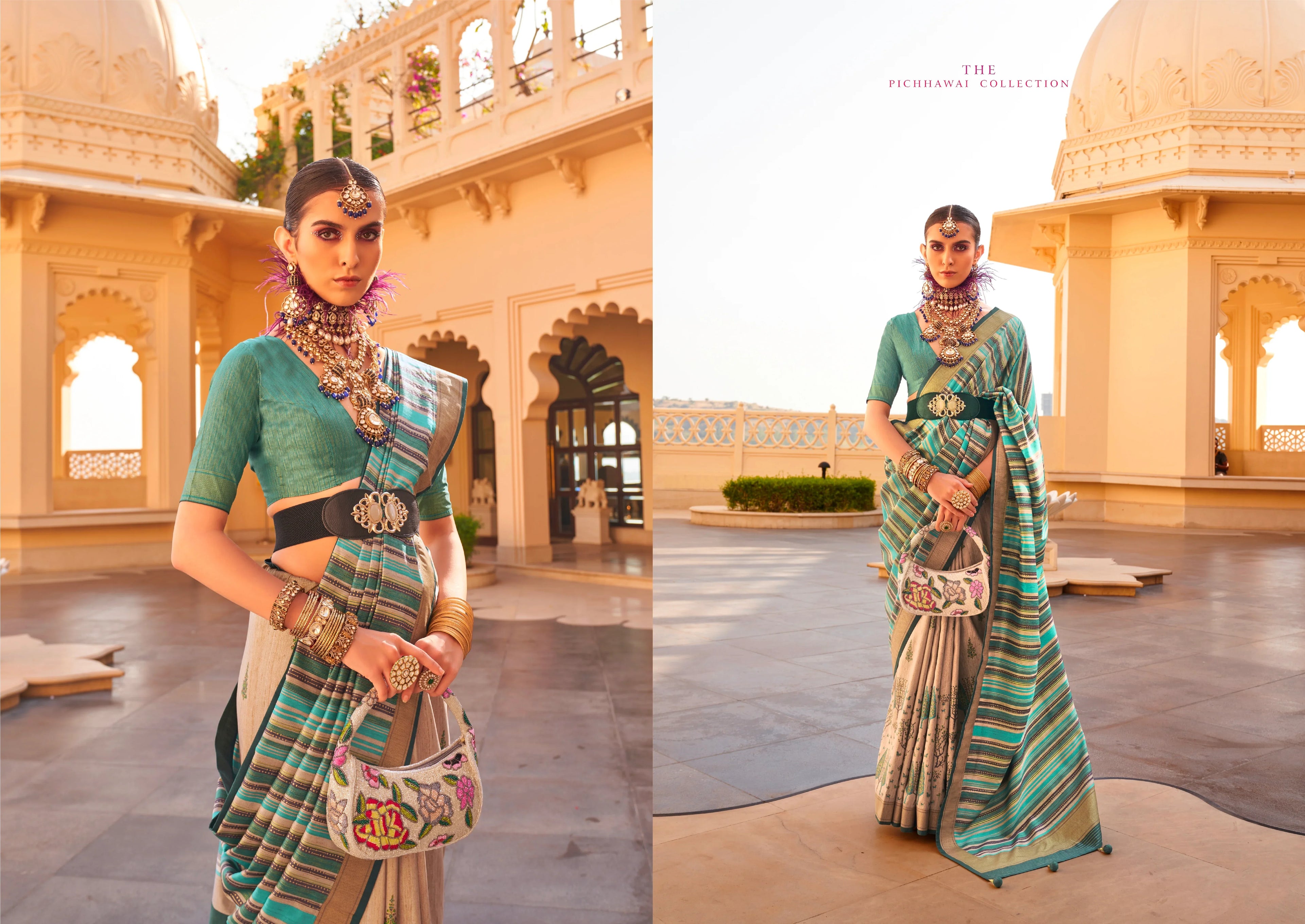 Beautiful Designer Festive Wear Latest Premium Silk Saree