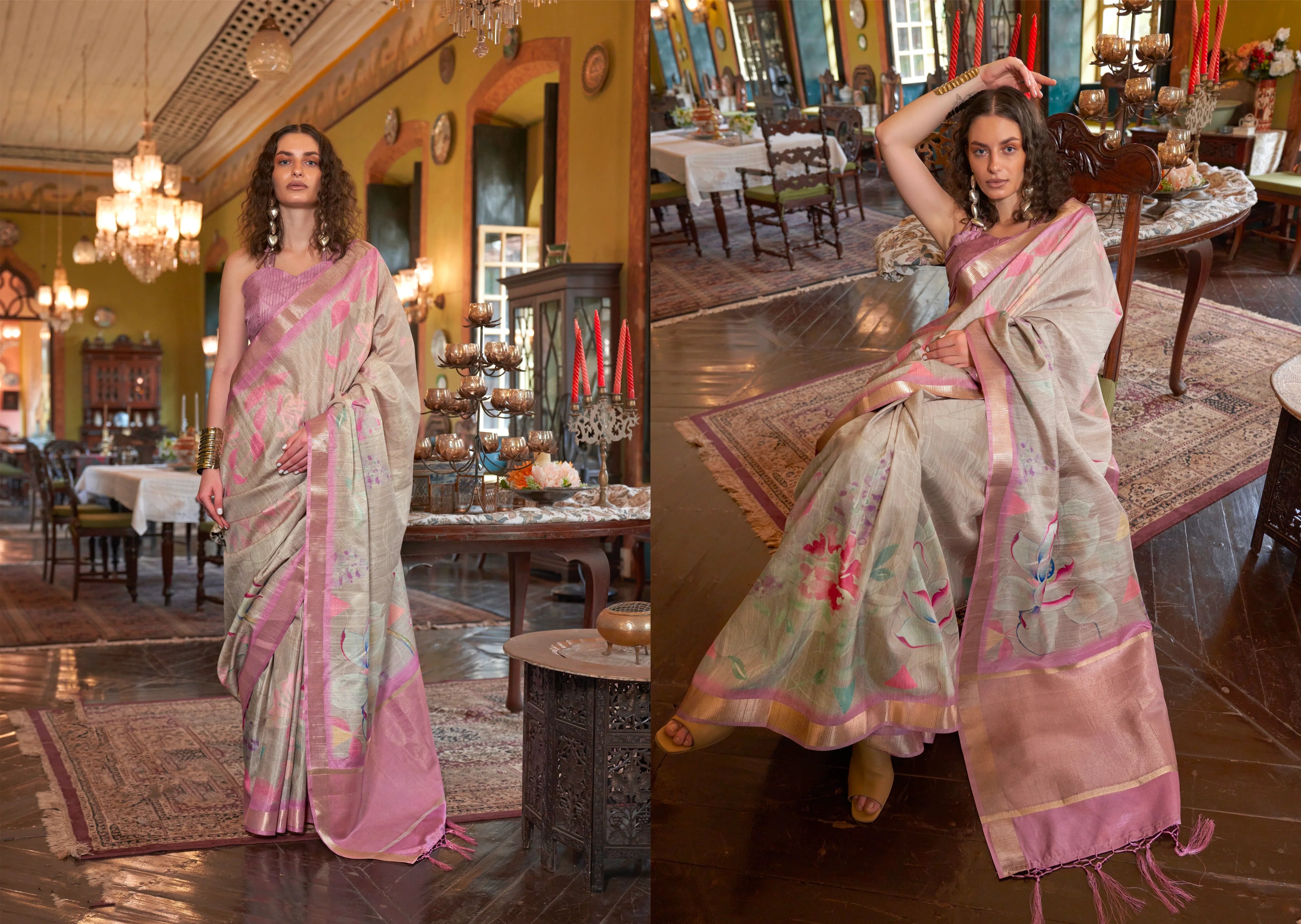 Beautiful Designer Occasion Wear Soft Banarasi Saree
