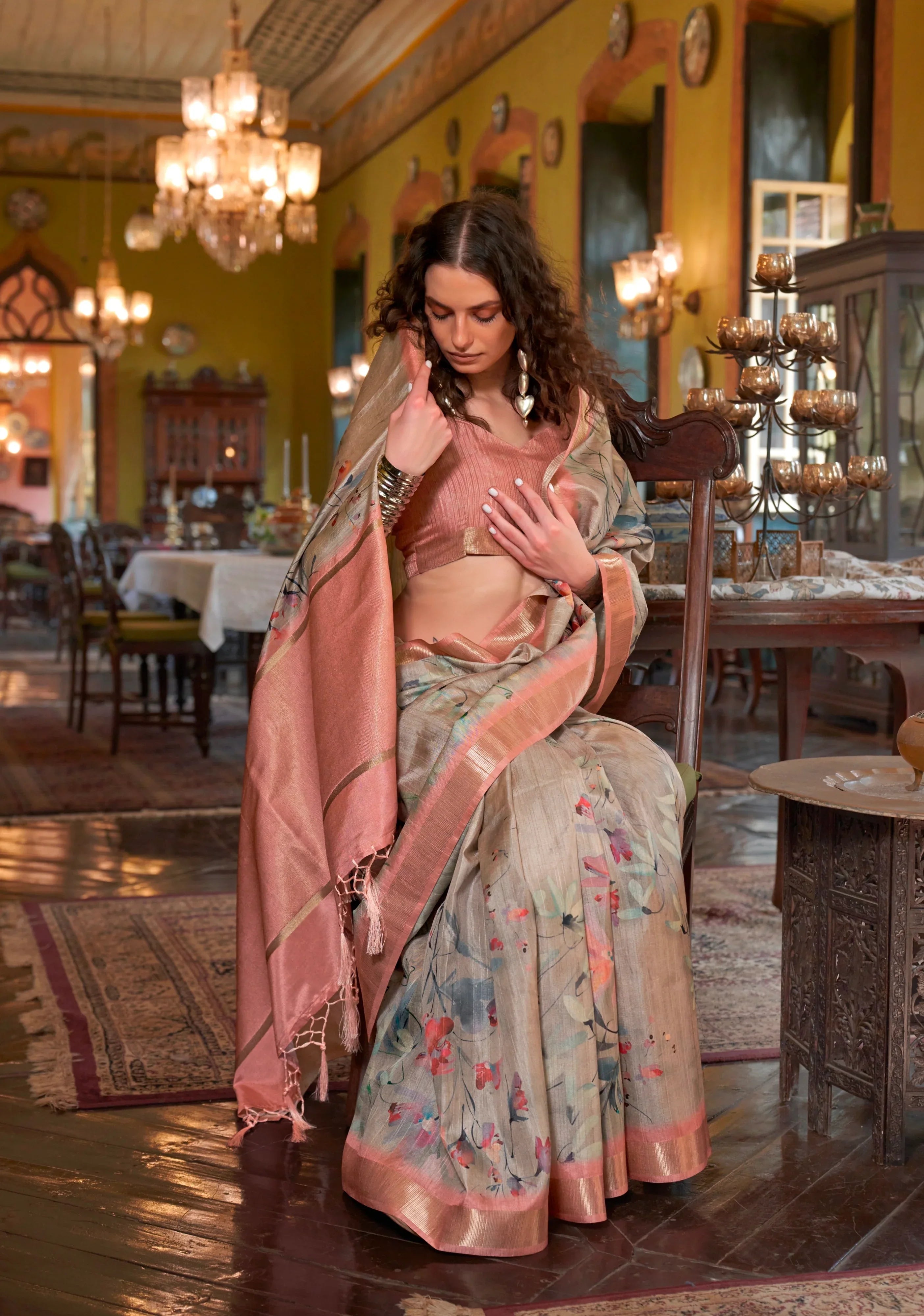 Beautiful Designer Occasion Wear Soft Banarasi Saree