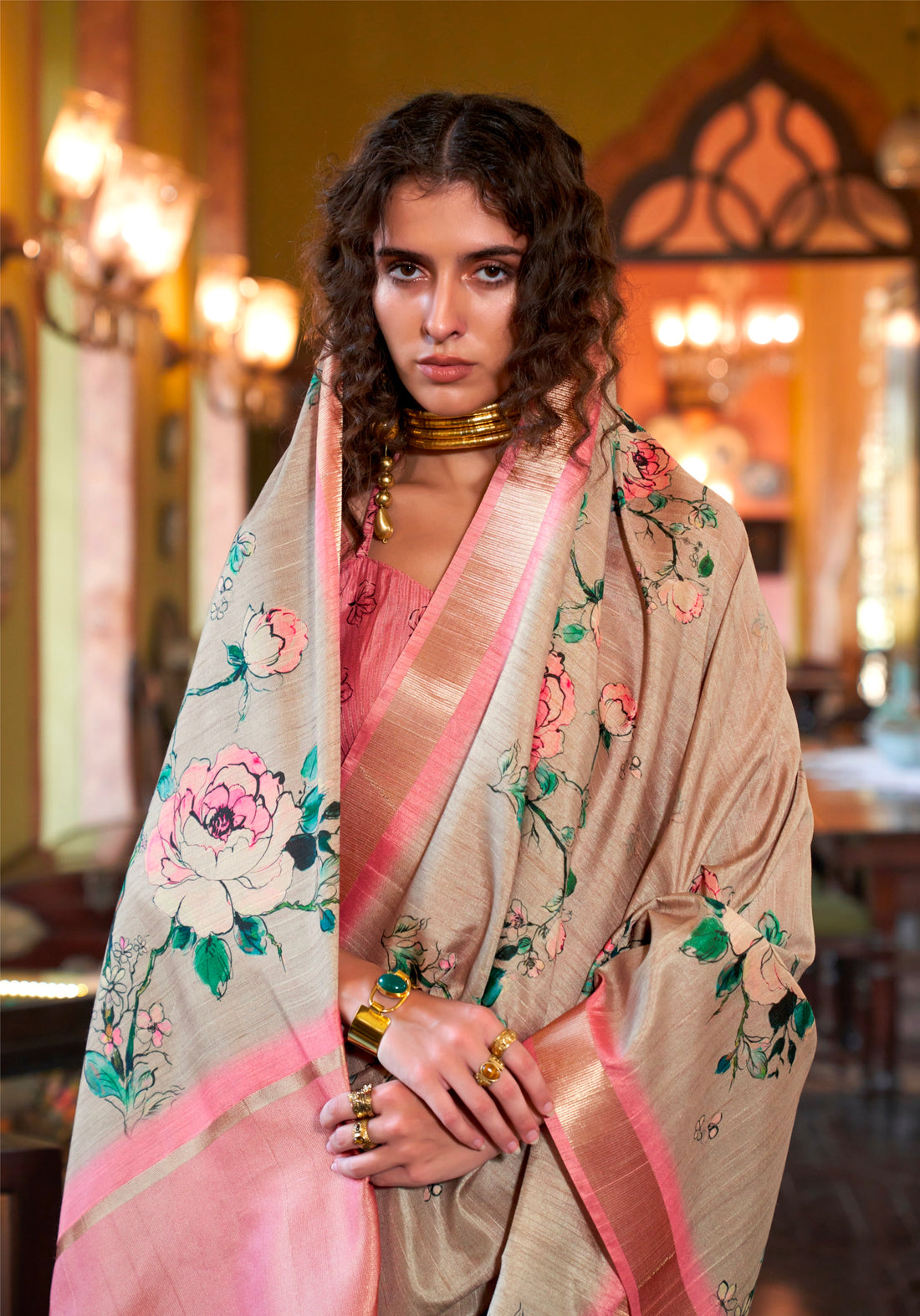 Beautiful Designer Occasion Wear Soft Banarasi Saree