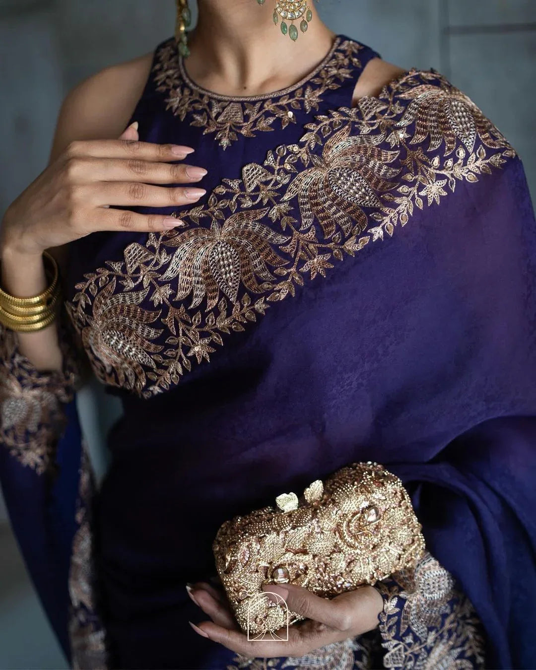 Beautiful Designer Heavy Berberry Silk Sequence Saree