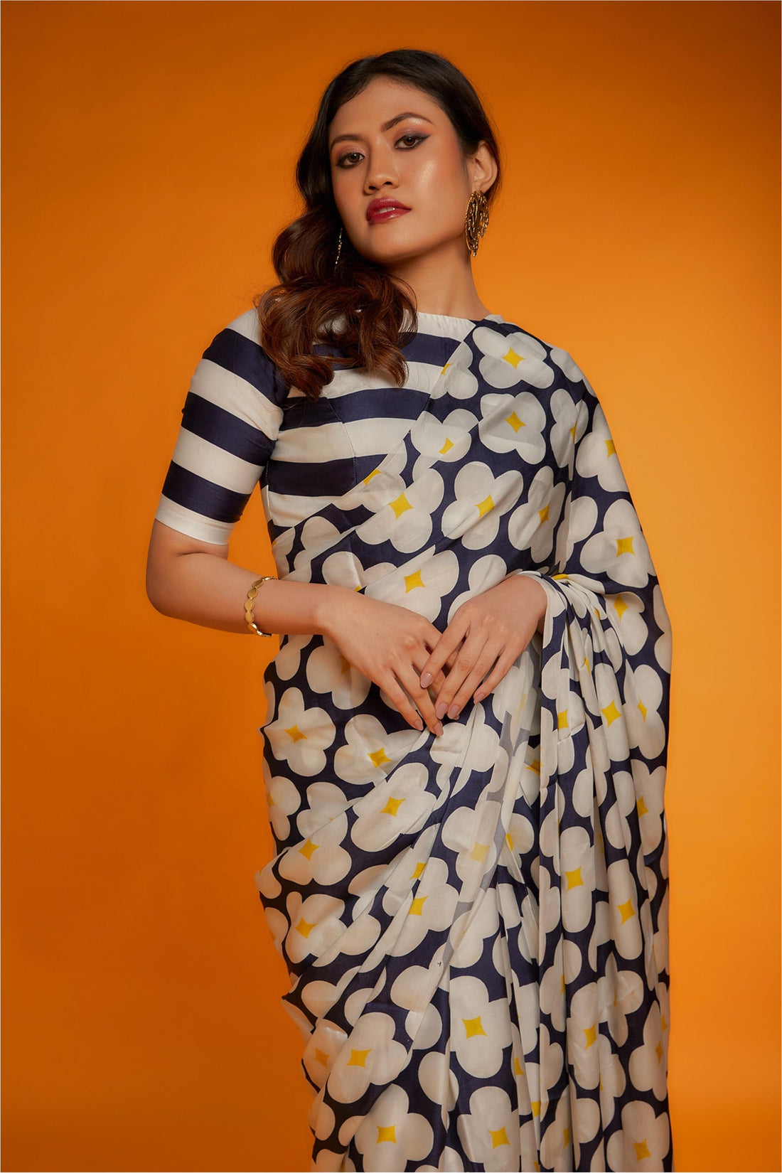 Satin Saree