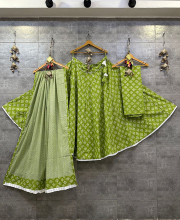 Cotton Lehenga Choli