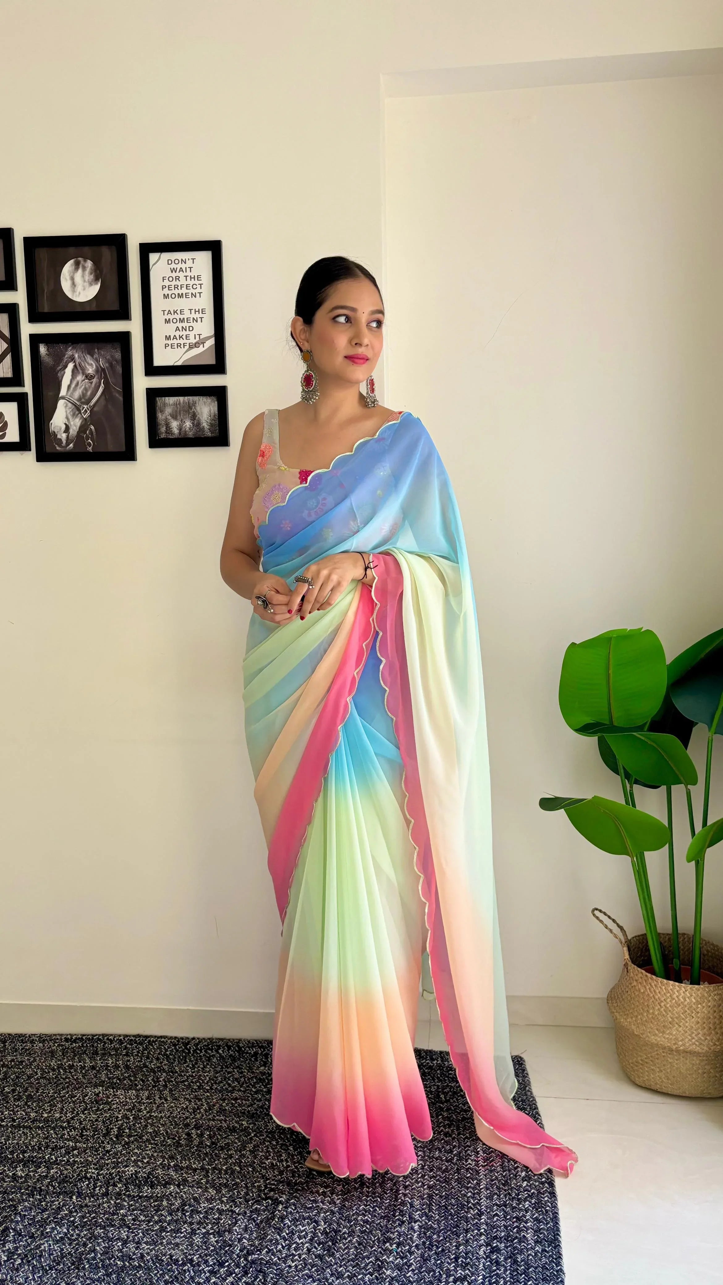 Sequance Saree