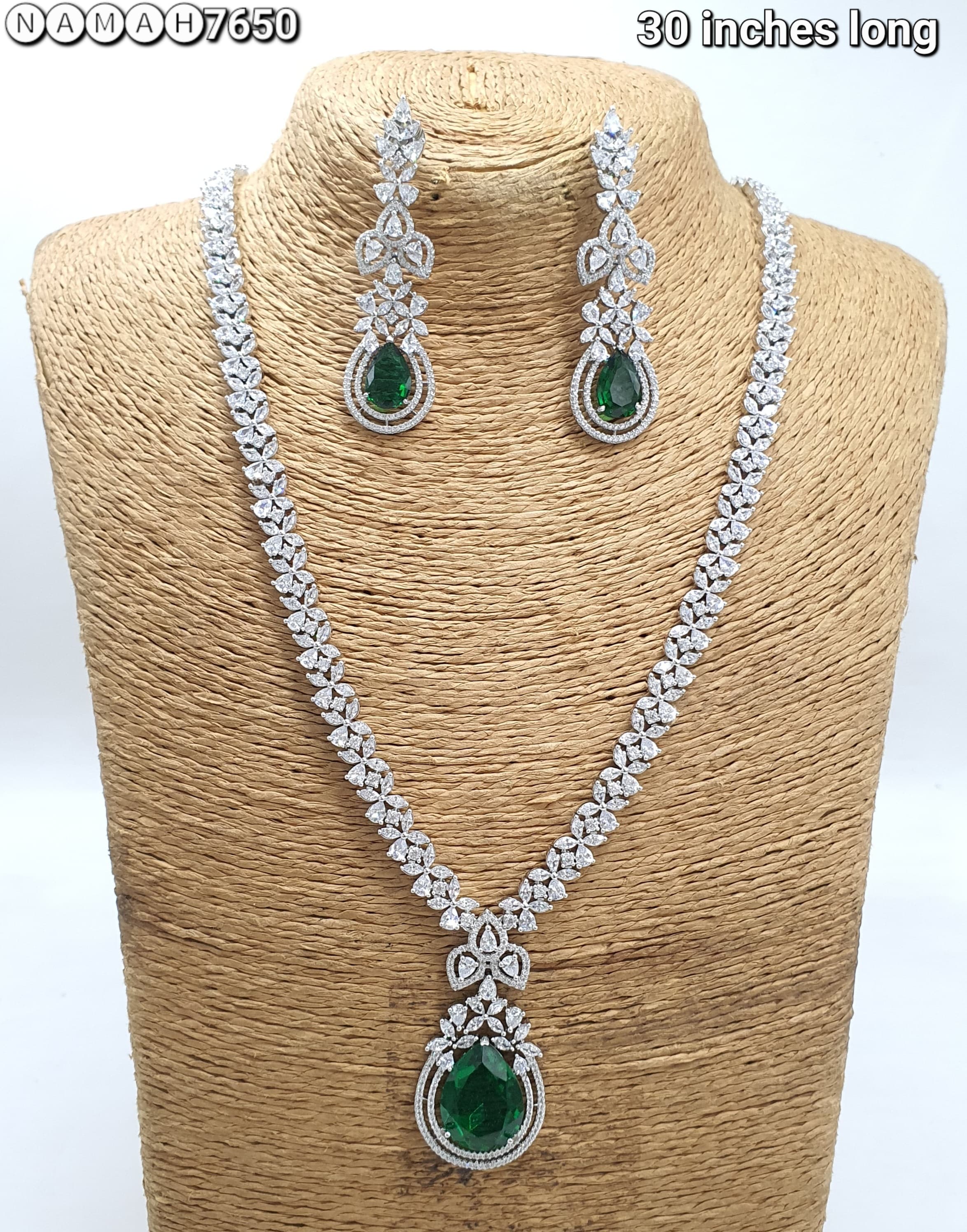american diamond necklace Set