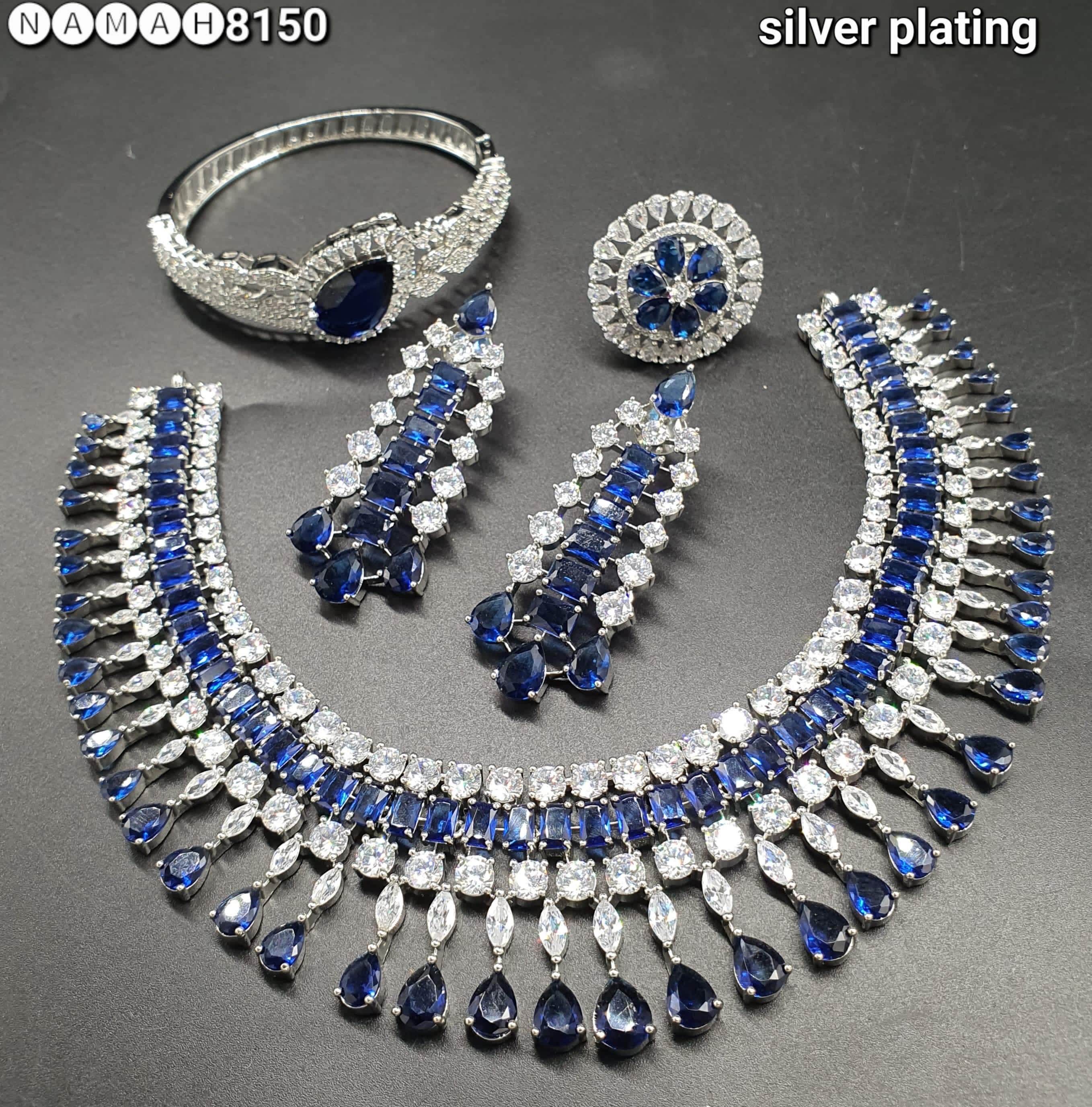 american diamond necklace Set