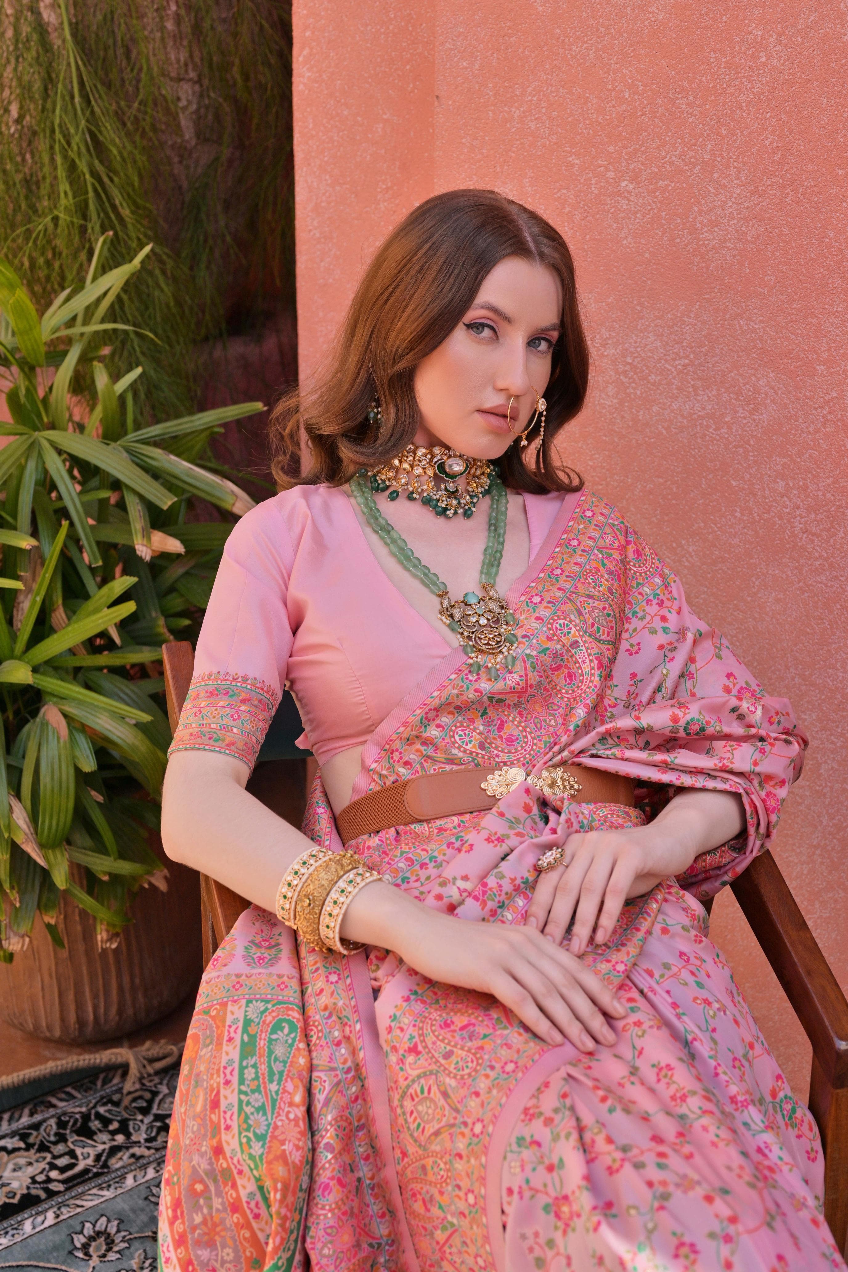 Pashmina Silk Saree
