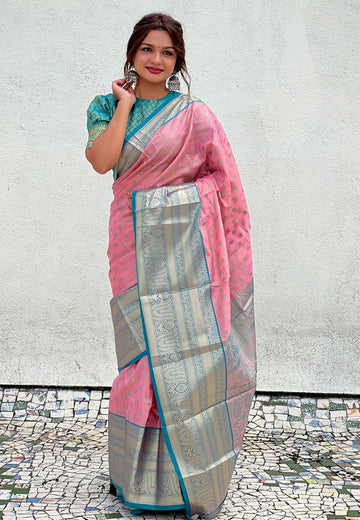 Kanjivaram Tissue Silk Saree
