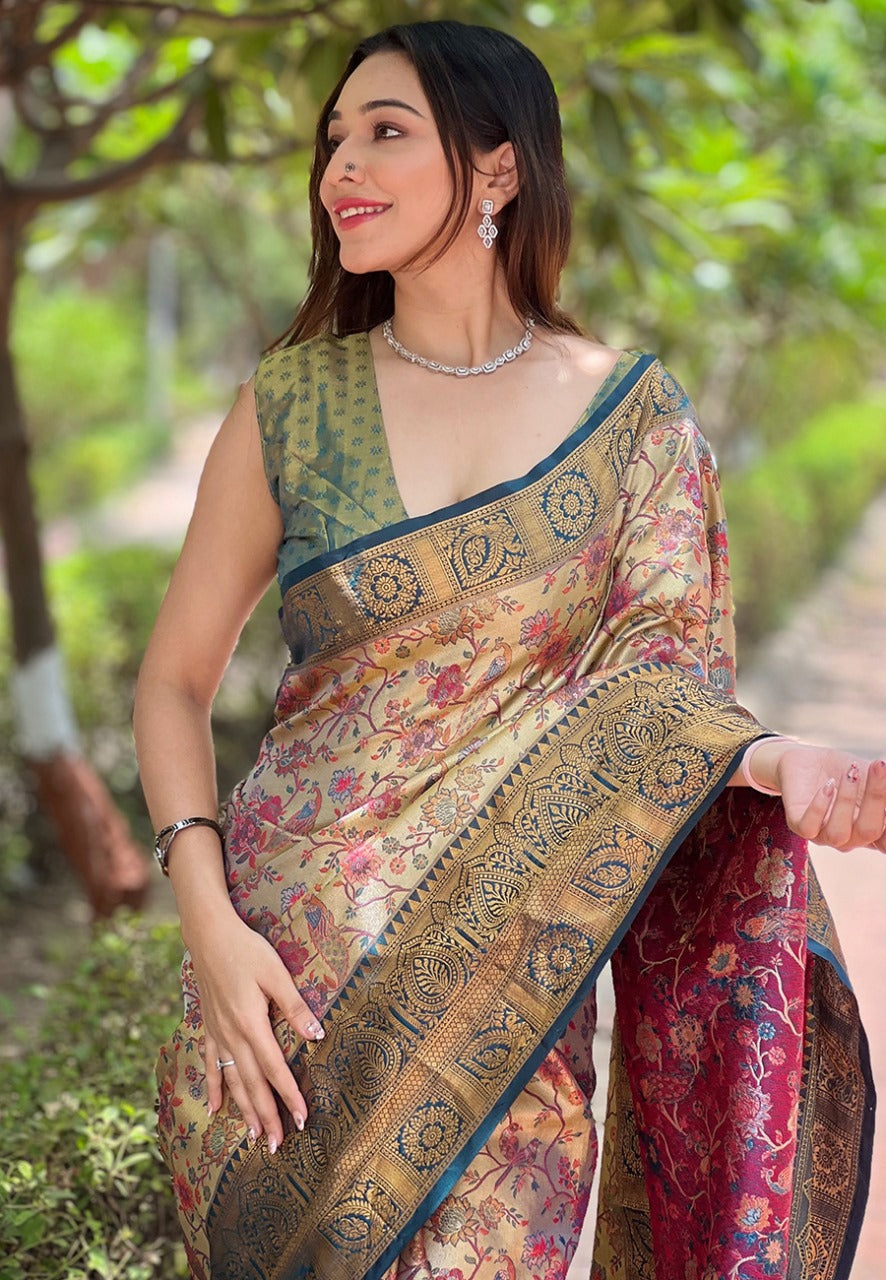 Dharmavaram Silk Saree