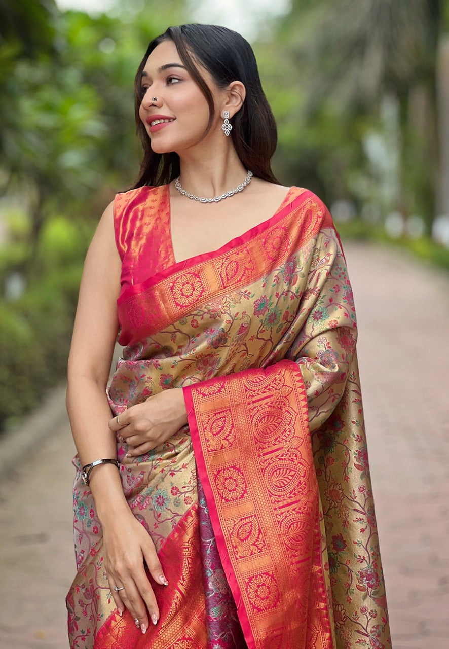Dharmavaram Silk Saree