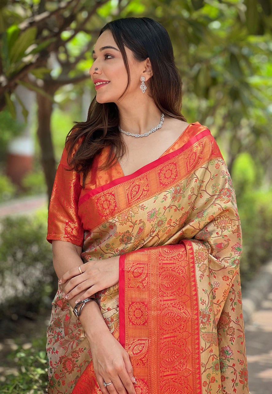 Dharmavaram Silk Saree