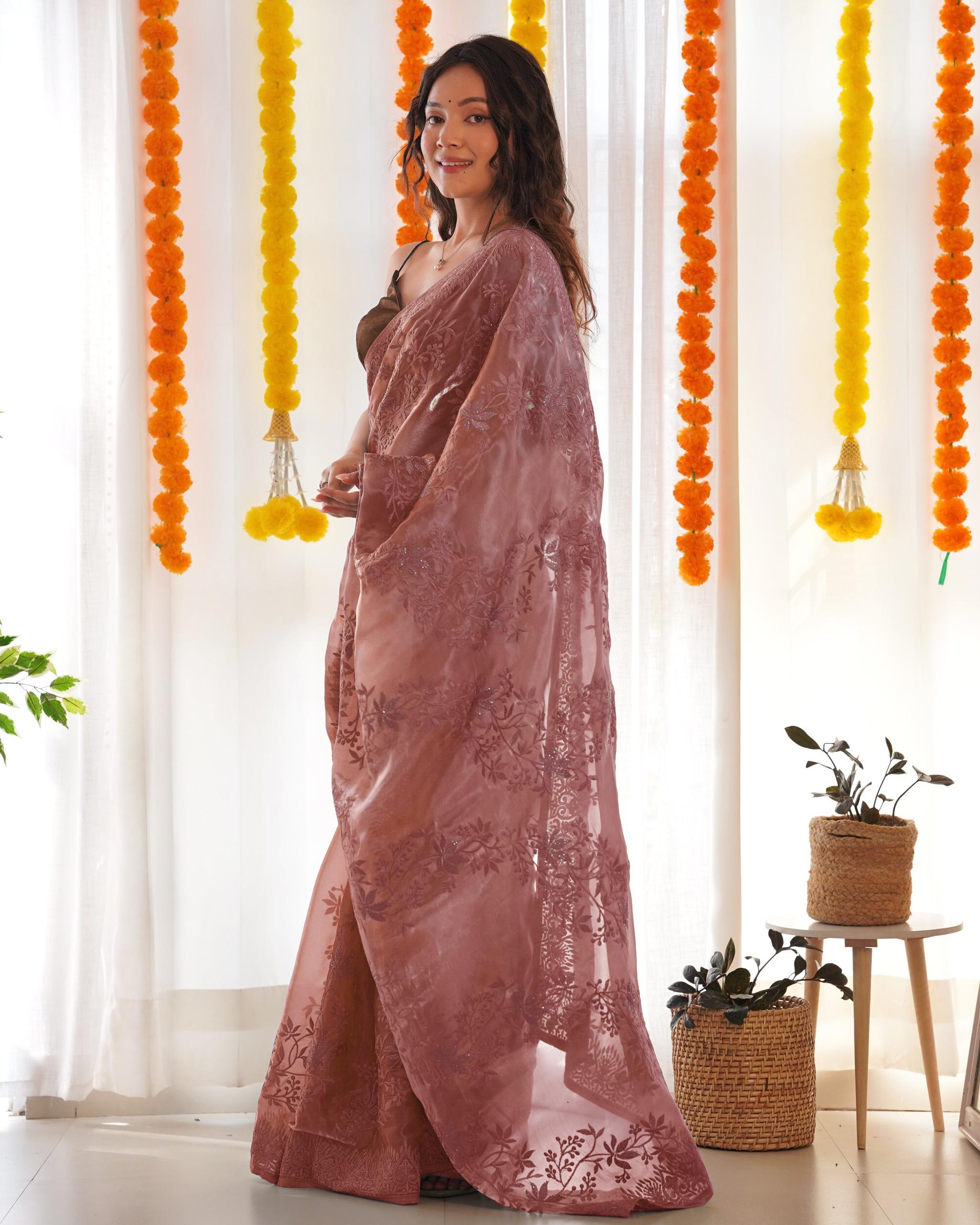Net Saree
